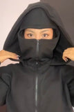 Balaclava Layered Double Zip Hoodie