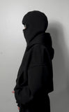 Balaclava Layered Double Zip Hoodie