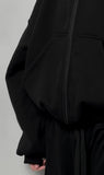 Balaclava Layered Double Zip Hoodie