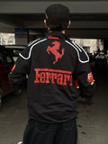 Ferrari F1 Vintage Racing Jacket | Iconic Style for Motorsport Fans