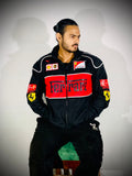 Racing Icon Black Ferrari F1 Vintage Jacket | For True Racers and Motorsport Enthusiasts