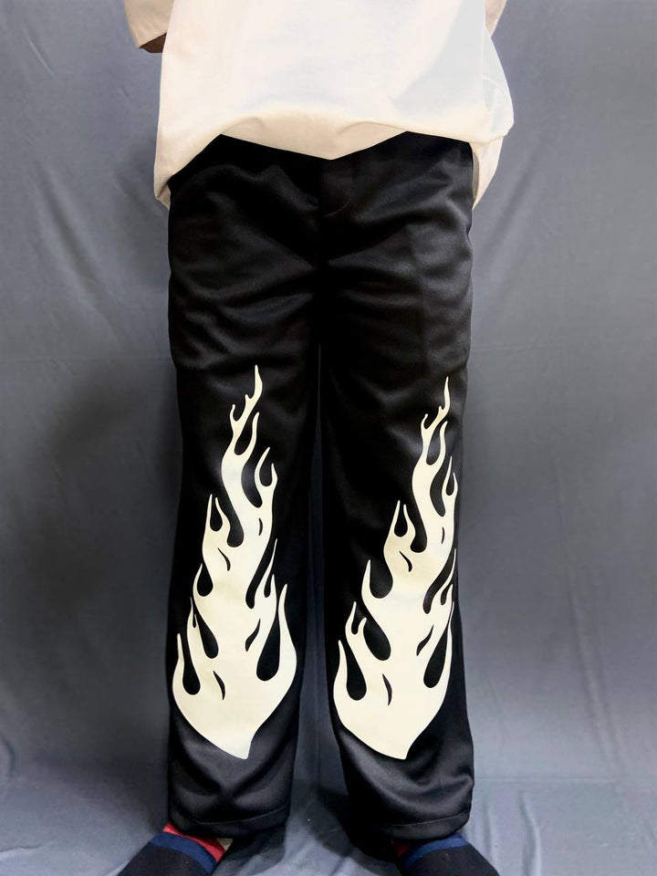 Glow-in-the-Dark Joggers | Stylish Baggy Track Pants for Nightlife