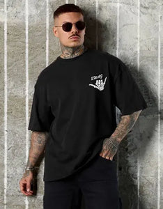 TRENDY BLACK  OVERSIZED UNISEX T-SHIRT | MERCY WEAR